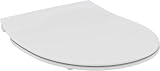 Ideal Standard - Universal WC-Sitz oval, mit Absenkautomatik, Antibakteriell, Abnehmbar, Urea, Weiß (Sandwich)