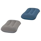 Bestway Beflocktes Luftcamp-Kissen, 42 x 26 x 10 cm
