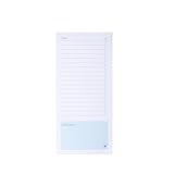 Odernichtoderdoch Notizblock DIN lang - To Do-Liste zum Abhaken - 10 x 21 cm - Block - Hochformat - 50 Blatt zum Abreißen - Einkaufsliste - Haushalt - Organisation (To Dos, hellblau)