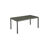 Liadomo Gartentisch Scalea - 160x90 cm - Keramik-Tischplatte - Granit-Optik - Aluminium-Gestell - pflegeleicht - wetterfest - Kratzfest - für Garten und Terrasse