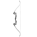 PHILOCS F163 Jagdbogen 30-55lb Recurve-Bogen, 23 Zoll Magnesium-Legierung Riser, Rechtshänder