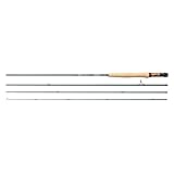 Shakespeare Oracle 2 Flussfliegenrute - Hochleistung Carbon Konstruktion, schnelle Aktion, Sensible Spitze, leichtes Design, komfortabler Korkgriff, ideal zum Flussfliegenfischen - 10ft