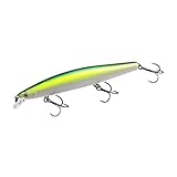 ZECK - Wobbler, Raubfischköder, Hardbait - Zander Läufer 12,5cm | 0,7m F - Gürkchen