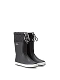 Aigle Unisex Kinder Giboulee 2 Gummistiefel, Schwarz Weiß, 29 EU