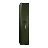 Profirst Tree 5 Waffenschrank Munitionsschrank, Doppelbartschloss inkl. 2 Schlüssel, Innentresor separat absperrbar, Waffenhalter, Putzstockhalterung, Befestigungsmaterial