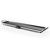 Tristar Tischgrill slim XXL - extra großen Backfläche von 100 x 22 cm - Einstellbarer Thermostat - Antihaftbeschichtung - Herausnehmbare Fettauffangschale - Leicht zu reinigen - BP-2669