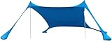Schatten Zelt - 210 X 150 X 170cm Strandzelt Strandmuschel Beach StrandZelt Mit Sandsack Sonnensegel Sun Shelter Schutz Mit Sandsack Anker Für Strand Picknick Angeln Camping