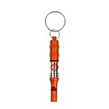 Sharplace Emergency Survival Whistle - Trillerpfeife Notfallpfeife SOS Signalpfeife Rettungspfeife Outdoor Überlebens- Pfeife mit Schlüsselring - Orange