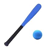 kowaku Kinder-Baseballschläger und Ball aus Schaumstoff, weicher Baseballschläger, Kinder-Baseball-Set für Übungen im Park, Blau