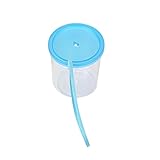 ECVGHD Mini-Kunststoff-Aquarien, klare Fischschalen Betta-Becher, Fischhalter für Kaulquappen