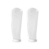 2 Stück Wassertank Filter, Netz Filterbeutel für Aquarium Wassertanks, Regenfilter Zubehör kann gewaschen Werden, Nylonfilter kann ausgetauscht Werden, geeignet für Aquarien, Wassertanks.