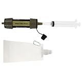 Toyvian Outdoor Wasserfilter Mini Tragbar Camping Notfall Wasserspender Filtration Leicht für Wandern Survival und Naturkatastrophen Ausrüstung