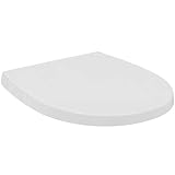 Ideal Standard - Universal WC-Sitz oval, Wrapover Design, mit Absenkautomatik, Antibakteriell, Abnehmbar, Urea, Weiß