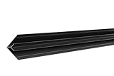 Aluminium Profilsystem ANTHRAZIT für 6mm Platten, Aluprofil für Duschrückwand, Küchenrückwand, Inneneckprofil, HPL-Fassadenplatten, Vinylboden (6mm Anthrazit, Inneneck- Profil (1 Meter), 1)