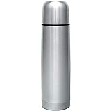GRÄWE Isolierflasche aus Edelstahl, 0,75 Liter Trinkflasche, Vakuum-Isolierte Thermoflasche mit Becher und Drehverschluss, auslaufsicher, spülmaschinenfest - 750 ml