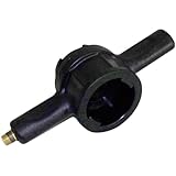 Berger + Schröter 31179 Luftkissenheber Adapter Kompressoranschluss, schwarz
