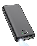Power Bank 27000mAh 22,5W Powerbank PD 20W USB C Tragbares Ladegerät mit Taschenlampe, Externer Akku Kompatibel mit Telefone
