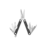 Leatherman Micra - Edelstahl-Schlüsselanhänger Multi-Tool mit Federschere und 9 Werkzeugen - Slate