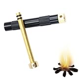 Feueranzünderrohr, Manuelles Zündwerkzeug Mit Leichtem Design, Feueranzünder Mit Kolben Für Lagerfeuer, Tragbare Feueranzünder Für Outdoor-Camping, Bushcraft Adventure