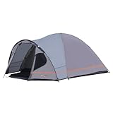Portal Zelt 3-4 Perosonen Camping wasserdicht 4000mm Kuppelzelt mit Vorzelt Familienzelt Festivalzelt für Camping Reise Trekking Garten