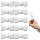 Nakutita 10 Stück Fingerverband, Weiße Elastische Fingerlinge Verband Fingerpflaster, Fingerschützer zur Ruhigstellung der Finger und Fingerschutz