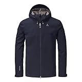 Schöffel Herren 2L Jacket Ankelspitz M, bequeme Outdoor Jacke, wasserdicht & atmungsaktiv, Regenjacke aus elastischem Venturi Material, praktische Innentasche, navy blazer, 50