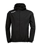 uhlsport Herren Essential Regenjacke, schwarz/Weiß, 4XL