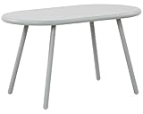 CLP Couchtisch Velva I Ovaler Loungetisch für draußen und drinnen I Gartentisch wetterfest und UV-beständig I Outdoor Beistelltisch, Farbe:türkis
