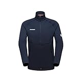 Mammut Aconcagua ML Jacket Men | Fleecejacke für Herren, Outdoor Fleece Pullover, Midlayer Wanderpullover, Funktionspullover für Winter, Mit Reißverschluss, Warm | Marine, M