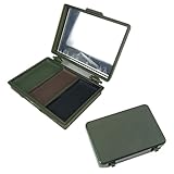Tarnschminke Camouflage Creme 3-Farben, Bodypainting Öl Creamy Blendable, Make-up Face Paint für Körperkunst Party Schminke, Tarnung Survival Militär Armee, (Schwarz+Braun+Grün)