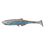 LMAB Bleak Shad 6 cm, 9 cm, 12 cm, 15 cm, 18 cm KÖFI - Gummifisch Angelköder - Gummiköder für: Zander, Barsch, Hecht & Forelle - Zanderköder Hechtköder - Kunstköder (9 cm, Galaxy)