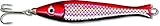 Zebco Premium Z-Sea Ruby Head Pilker Angelköder Meeres Angel Zubehör Hochseeangeln Norwegen, schwarz/rot, 150 g/Haklengr. 2/0