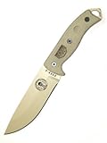 ESEE Model 5 Desert Tan Messer mit fester Klinge, Unisex, Erwachsene, Grau