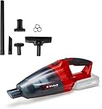 Einhell Akku-Handstaubsauger TE-VC 18 Li-Solo Power X-Change (18 V, 42 mbar Saugleistung, 540 ml-Staubfangbehälter, inkl. 3 Düsen, Verlängerung, Wandhalterung, ohne Akku und Ladegerät)