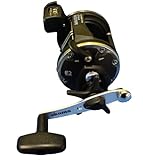 Okuma MA-30DLX Magda Pro Line Counter Levelwind Trolling Rolle, klein, schwarz/Silber