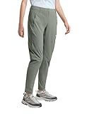 Jack Wolfskin Damen Hikeout Pants Wanderhose, Slate Green, 38 EU