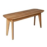 Krok Wood Sitzbank aus Massivholz (Paris Eiche 100x35x45 cm)
