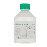 B BRAUN NaCl 0.9 Kochsalzlösung 500ml, isotonische physiologische Kochsalzlösung 0,9 Nasenfrei Kochsalzlösung Baby Natriumchlorid Wundreinigung Saline Solution Lösung Nasenspülung - Nasendusche