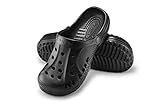 ESTRO Gartenclogs Herren Gartenschuhe Damen - Gartenclogs Damen Unisex Leicht Gummischuhe Damen Sommer Garten Clogs Herren A78 (45, Schwarz)