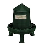 Nobby Geflügel Futterautomat Recycle mit Füßen Kunststoff 4 kg, Ø 33 x 37,5 cm