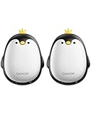 Gaiatop Handwärmer Elektrisch, 2er-Pack 3 Heizmodi Magnetisch Tragbar Taschenwärmer Wiederverwendbar, Outdoor Camping Hand Warmers Wandern Gadgets Jagd Zubehör Geschenk für Frauen Männer (Schwarz)