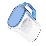 Wessper Wasserfilter Kanne 2.7L für Kühlschranktür, Wasserkaraffe mit Aktivkohle Filter, Wasserkanne Kompatibel mit Brita Maxtra Filterkartusche - Blau