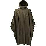 Fjällräven Unisex Poncho Regenmantel, Grün (Dark Olive 633), Einheitsgröße Große Größen EU