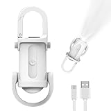 Ruioomeep Wasserdichte Lumilink Mini Taschenlampe mit Power Bank - Extrem Hell, Lumilink Chain Flashlight, Mini Flashlight für Notstrom Outdoor und Camping - Suchscheinwerfer Funktion (Weiß)