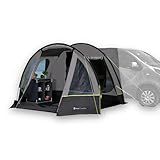 BERGER Busvorzelt Touring Easy | Wohnmobil Vorzelt für zusätzlichen Wohnraum, freistehend | Camping Buszelt Autozelt mit Stehhöhe SUV Van | Wassersäule 3000mm | Anbauhöhe 180-220cm