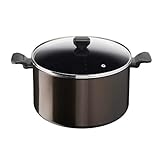 Tefal Kochtopf 30 cm (12,2 l) + Glasdeckel, für alle Herdarten außer Induktion, Antihaftbeschichtung, Easy Cook & Clean B5546902