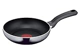 Tefal Resist Bratpfanne 20 cm, Antihaftversiegelung,Thermo-Signal bei idealer Brattemperatur, verstärkte Außenschicht, nicht induktionsgeeignet, spülmaschinengeeignet, D52602