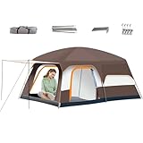 Familienzelt, Familienhütte, Multi-Raum-Zelte | Tragbare Hütte für Outdoor, , Picknick, Hinterhof, Festivals, Reisen, Trekking, Wanderweg, Wandern, Erkundung, Bergsteigen