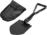 Große 47cm Multifunktions-Klappschaufel, Klappschaufel mit Aufbewahrungstasche, Campingschaufel zum Schaufeln/Graben/Schneiden/Hobeln/Sägen von Holz,Klappschaufel