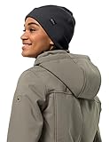 Jack Wolfskin Unisex Rib Hat Mütze, Schwarz, Einheitsgröße EU